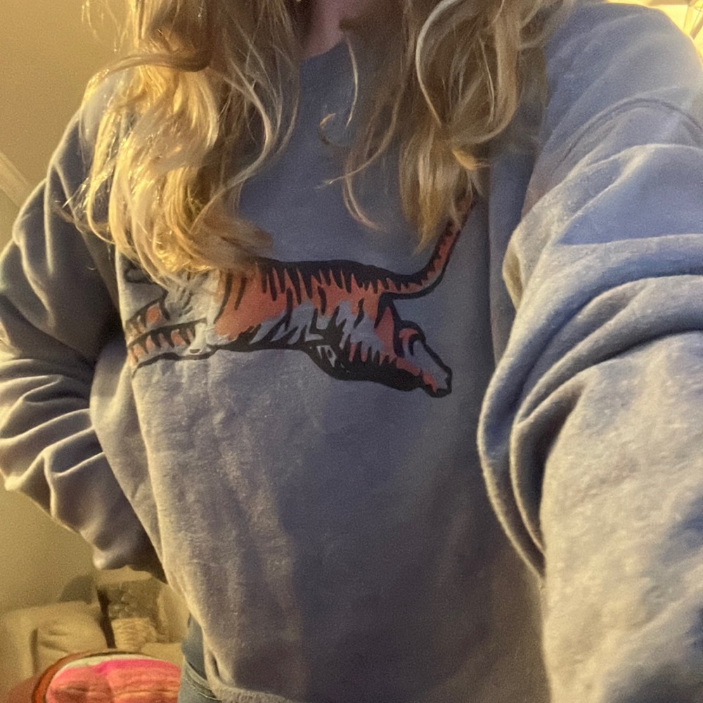 A sweatshirt that is warm